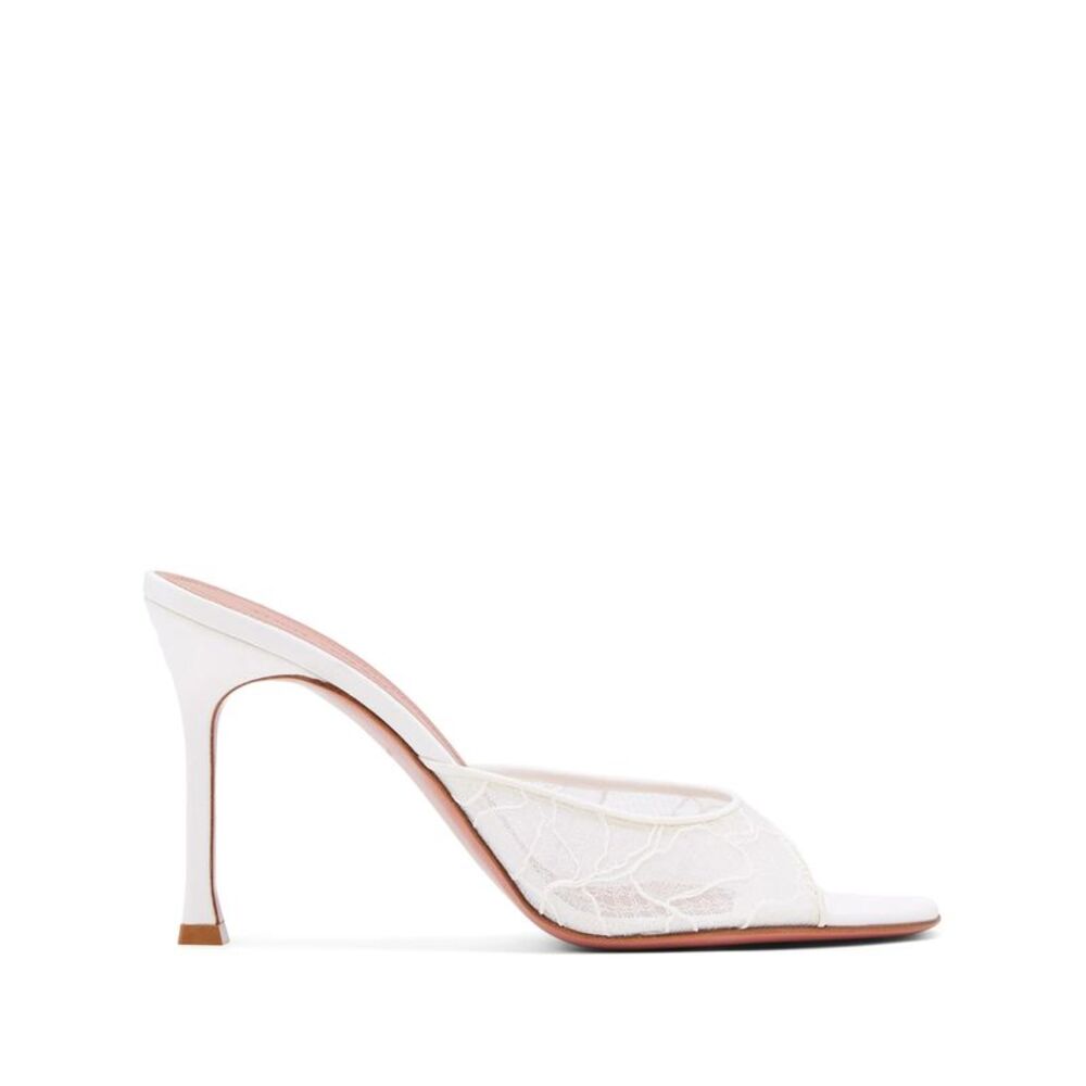 Amina Muaddi White Sandals Women